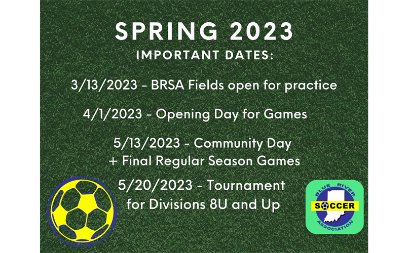 Spring 2023 Dates