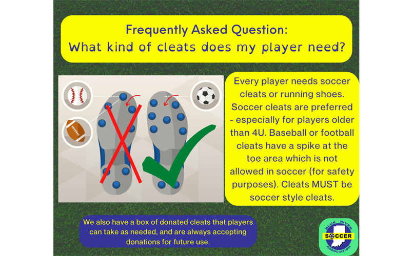 FAQ - Type of Cleats