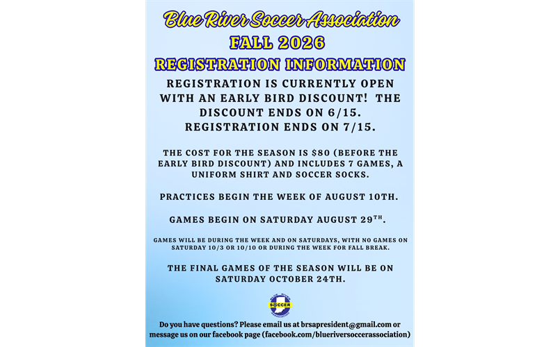 Fall 2026 Rec Season Information
